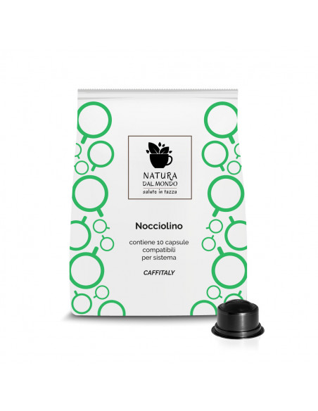 100 capsule compatibili Caffitaly - Nocciolino - NEUTRO