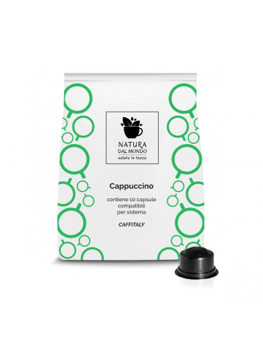 100 capsule compatibili Caffitaly - Cappuccino - NEUTRO