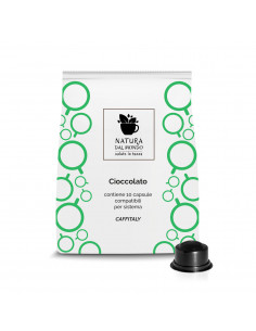100 capsule compatibili Caffitaly - Cioccolato - NEUTRO