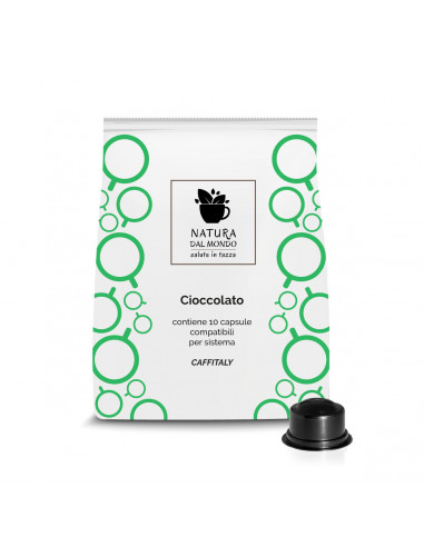 100 capsule compatibili Caffitaly - Cioccolato - NEUTRO