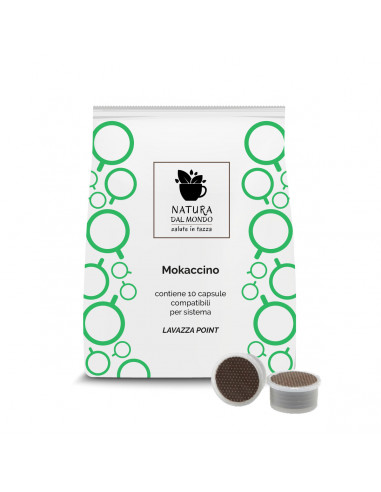 50 CAPSULE COMPATIBILI LAVAZZA POINT MOKACCINO - NEUTRO