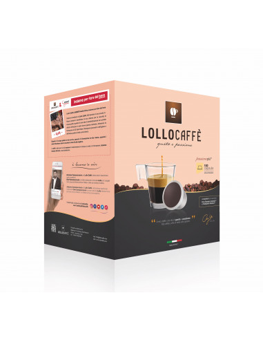 100 CAPSULES COMPATIBLE WITH KIMBO ILLY ONE SYSTEM MIXTURE ORO - LOLLO