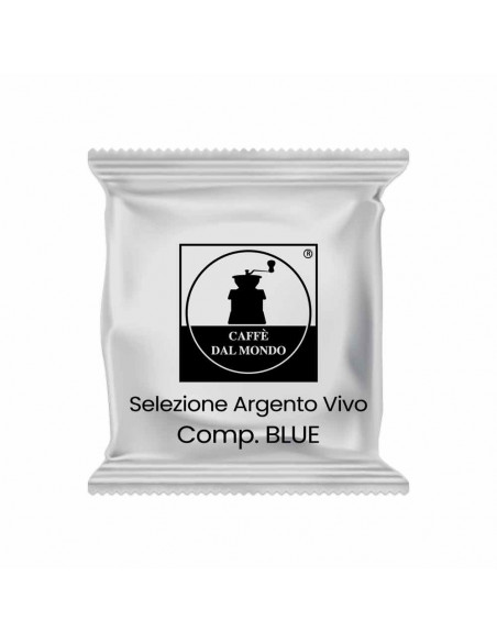100 CAPSULE ARGENTO VIVO COMPATIBILI LAVAZZA BLUE