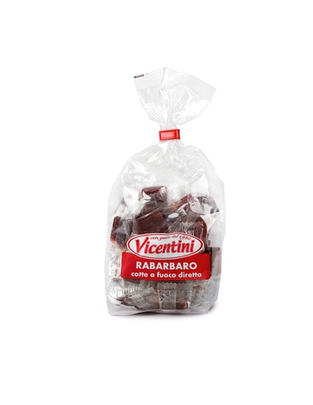 Caramelle VICENTINI Rabarbaro cotto a fuoco diretto - 175 gr