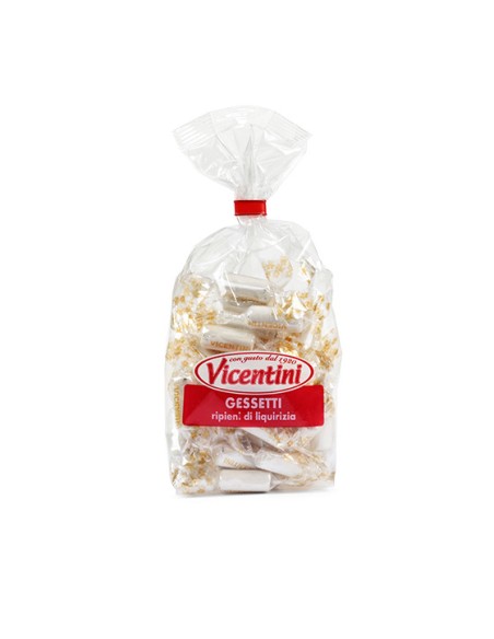 Gessetti VICENTINI liquirizia bianchi - 140 gr