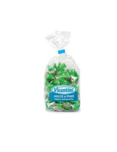 Caramelle VICENTINI mini ripiene goccie di pino - 140 gr