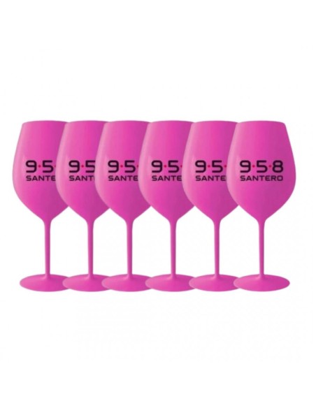 6 Calici Santero - Fuxia