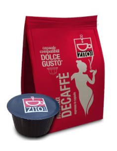 50 CAPSULE COMPATIBILI DOLCE GUSTO - ZITO CAFFÈ DECAFFEINATO