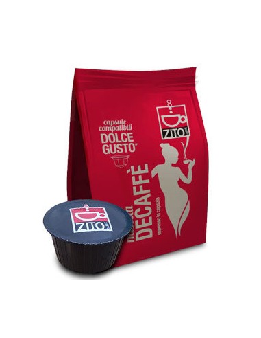 50 CAPSULE COMPATIBILI DOLCE GUSTO - ZITO CAFFÈ DECAFFEINATO