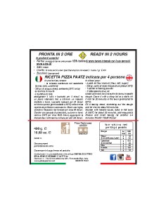 Preparato per pizza integrale - Latta 480gr 2