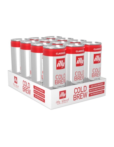 12 cans Illy Cold Brew Classic