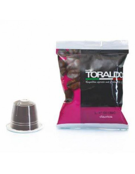 100 capsules compatible Nespresso mixture Classica - Toraldo