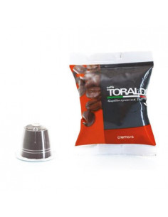 100 capsule compatibili Nespresso miscela Cremosa - Toraldo