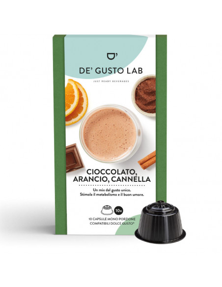 100 capsules compatible Dolce Gusto Chocolate, orange and cinnamon - Dè Gusto Lab