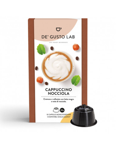 100 capsule compatibili Dolce Gusto Cappuccino nocciola - Dè Gusto Lab