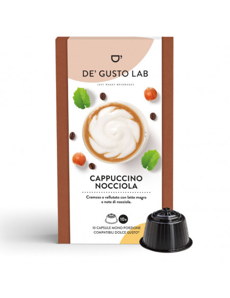 100 capsule compatibili Dolce Gusto Cappuccino nocciola - Dè Gusto Lab