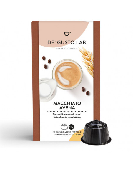 100 capsule compatibili Dolce Gusto Cappuccino avena - Dè Gusto Lab