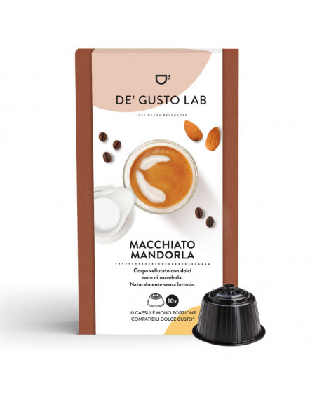 100 capsules compatible Dolce Gusto Cappuccino almond - Dè Gusto Lab