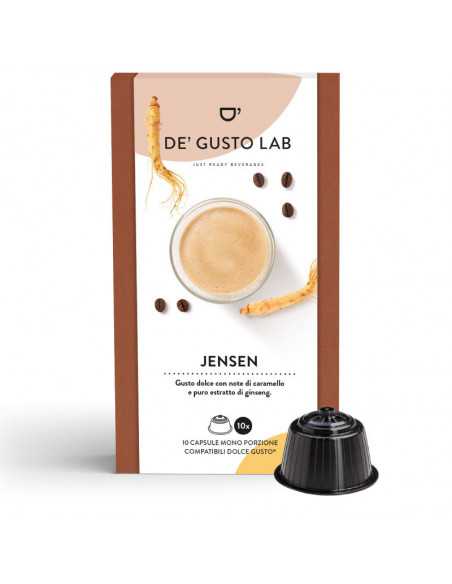 100 capsule compatibili Dolce Gusto Ginseng con zucchero - Dè Gusto Lab
