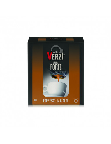 100 Cialde Filtro Carta ese 44 mm miscela Forte - Verzì