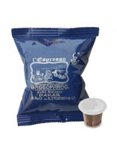 100 CAPSULES COMPATIBLE SYSTEM NESPRESSO MIXTURE DAKAR -...