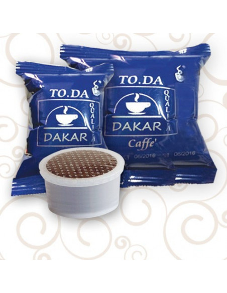 100 CAPSULES COMPATIBLE SYSTEM LAVAZZA ESPRESSO POINT MIXTURE DAKAR - TODA GATTOPARDO (EXPIRY: 7/23)