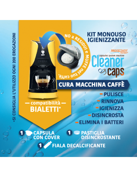 Cleanercaps Bialetti Monouso