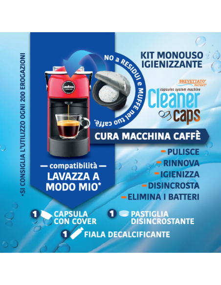 Cleanercaps Lavazza a Modo Mio Monouso