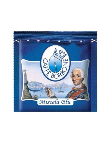 50 PAPER PODS ESE 44 mm BLU - BORBONE