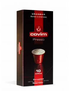 50 CAPSULE COVIM PRESSO' GRANBAR COMPATIBILI SISTEMA NESPRESSO