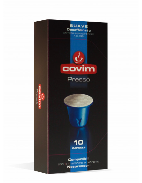 50 CAPSULES DECAFFEINATED COMPATIBLE SYSTEM NESPRESSO - COVIM