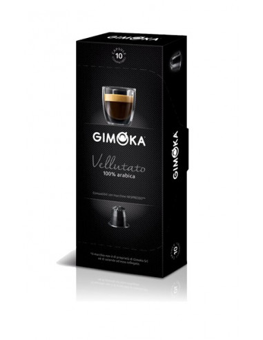 200 CAPSULES SCREENED 100% ARABICA COMPATIBLE WITH NESPRESSO SYSTEM - GIMOKA