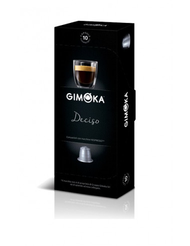 200 CAPSULES DECISO MIXTURE COMPATIBLE WITH NESPRESSO SYSTEM - GIMOKA